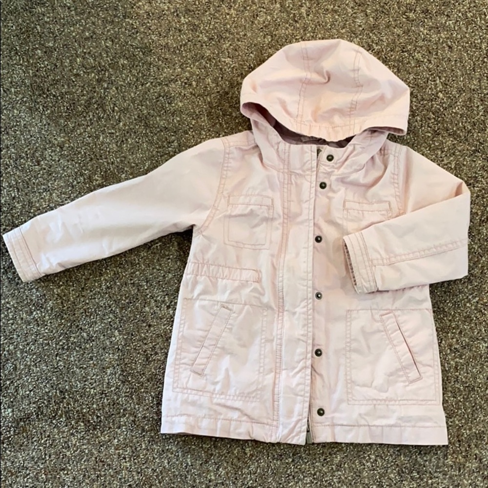 Hooded Canvas Utility Jacket for Girls